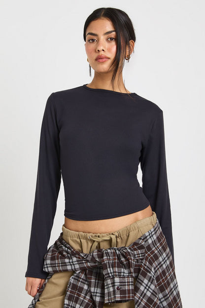 Ultra Soft Long Sleeve Fitted Top