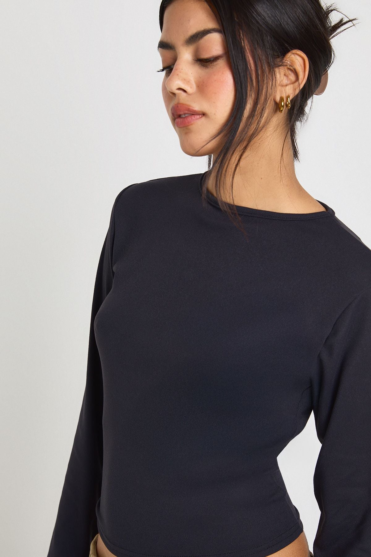 Ultra Soft Long Sleeve Fitted Top