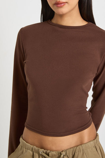 Ultra Soft Long Sleeve Fitted Top