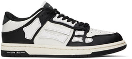 AMIRI Black & White Skel Top Low Sneakers