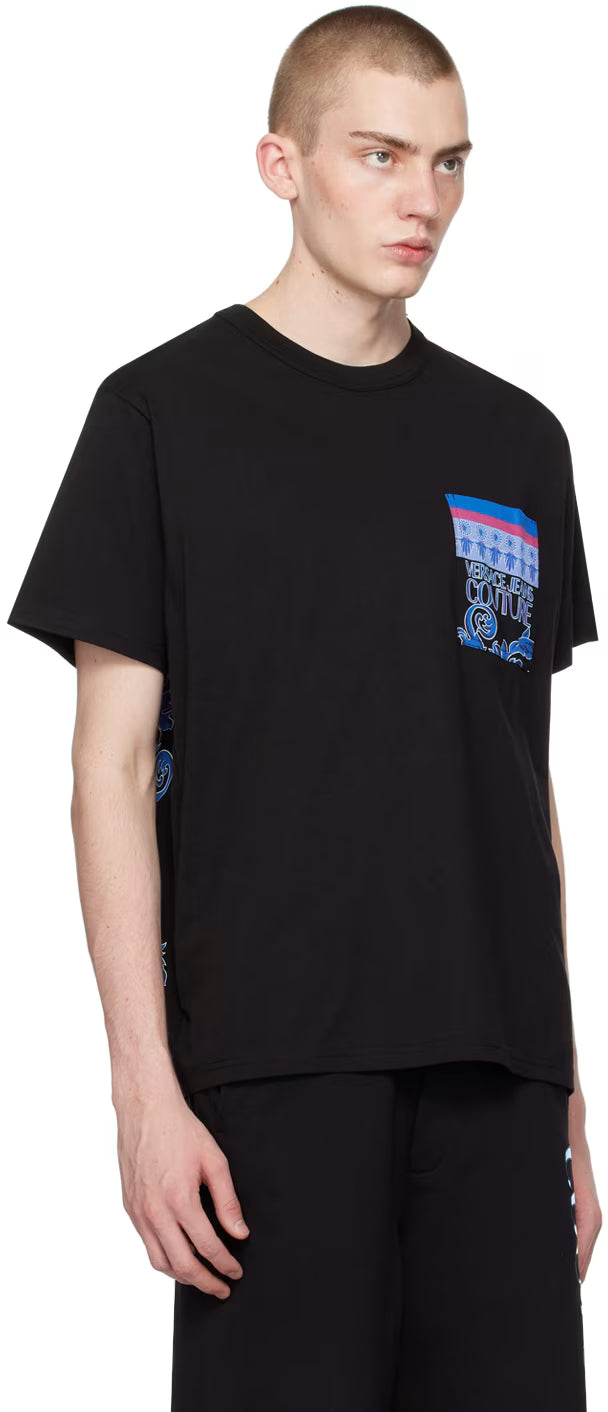 Black Printed T-Shirt