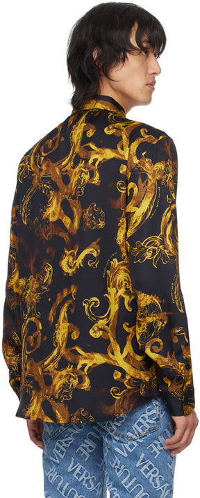 Black Watercolor Couture Shirt