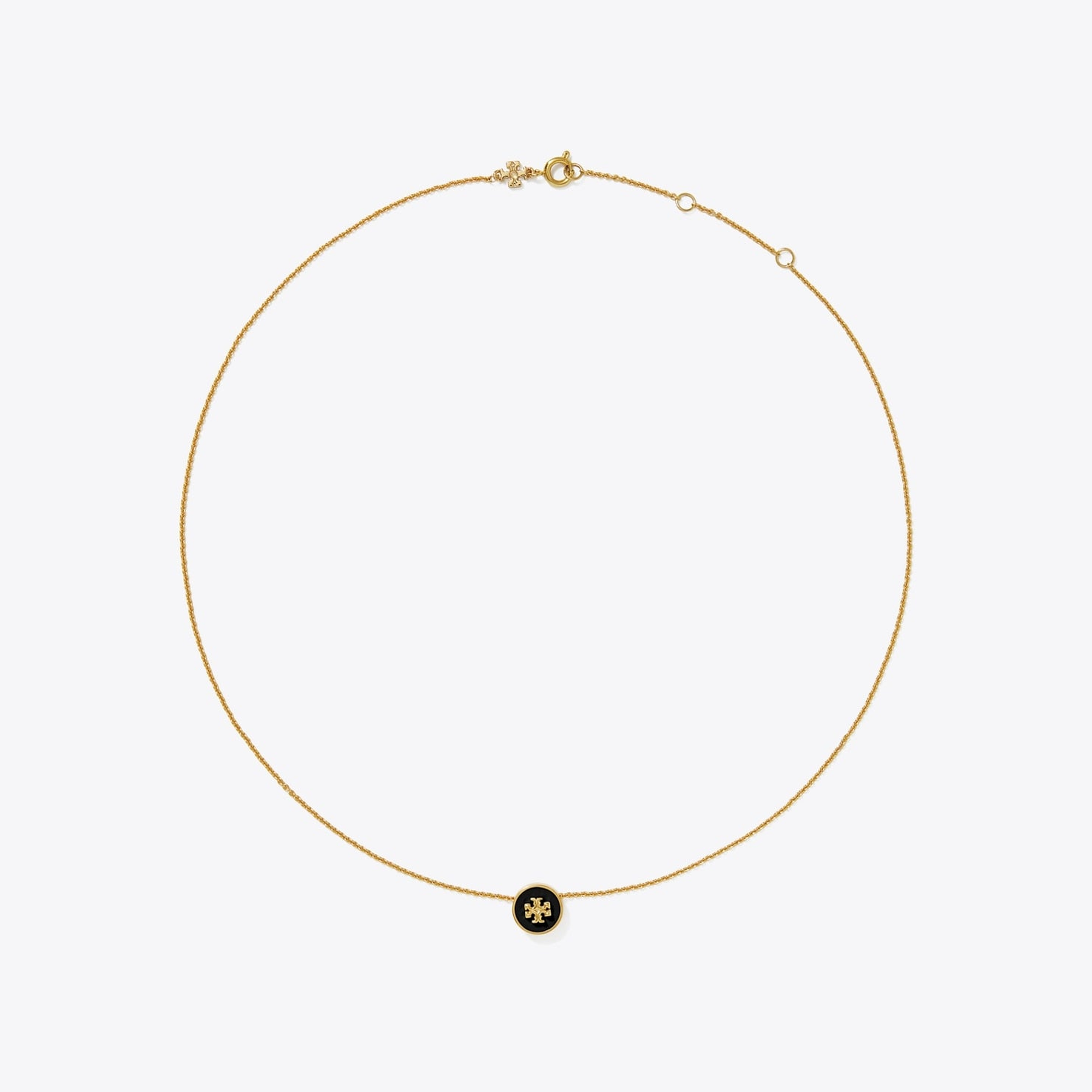 Icon Enamel Pendant Necklace