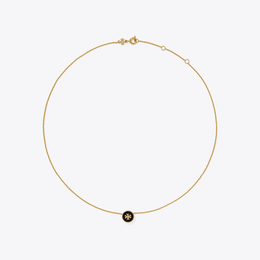Icon Enamel Pendant Necklace