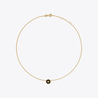 Icon Enamel Pendant Necklace