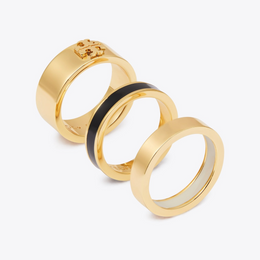 Icon Enamel Ring Set