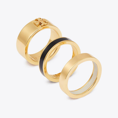 Icon Enamel Ring Set