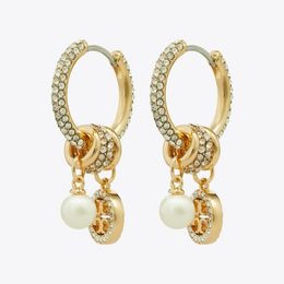 Icon Pavé Charm Earrings