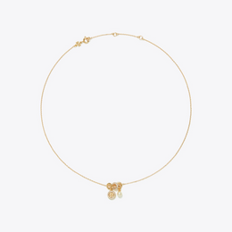 Icon Pavé Charm Pendant Necklace