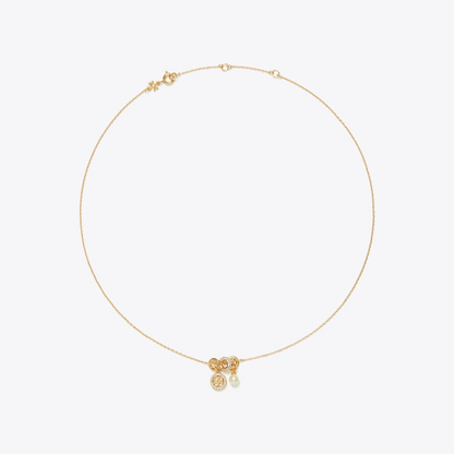 Icon Pavé Charm Pendant Necklace