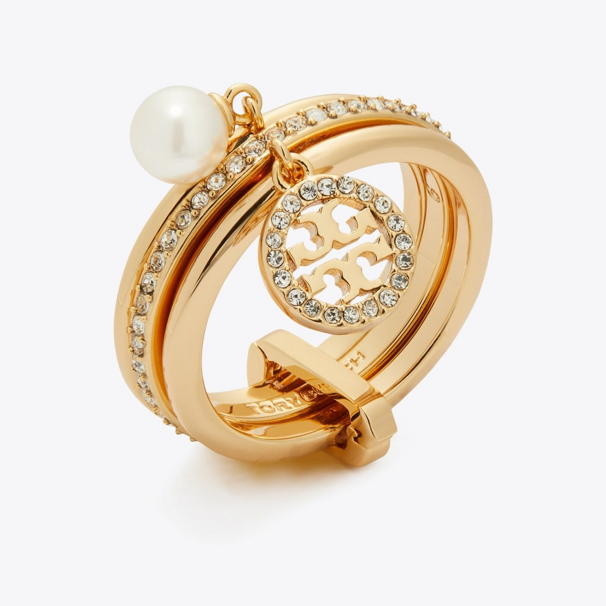 Icon Pavé Charm Ring