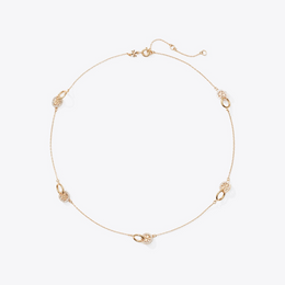 Icon Pavé Interlocking Necklace
