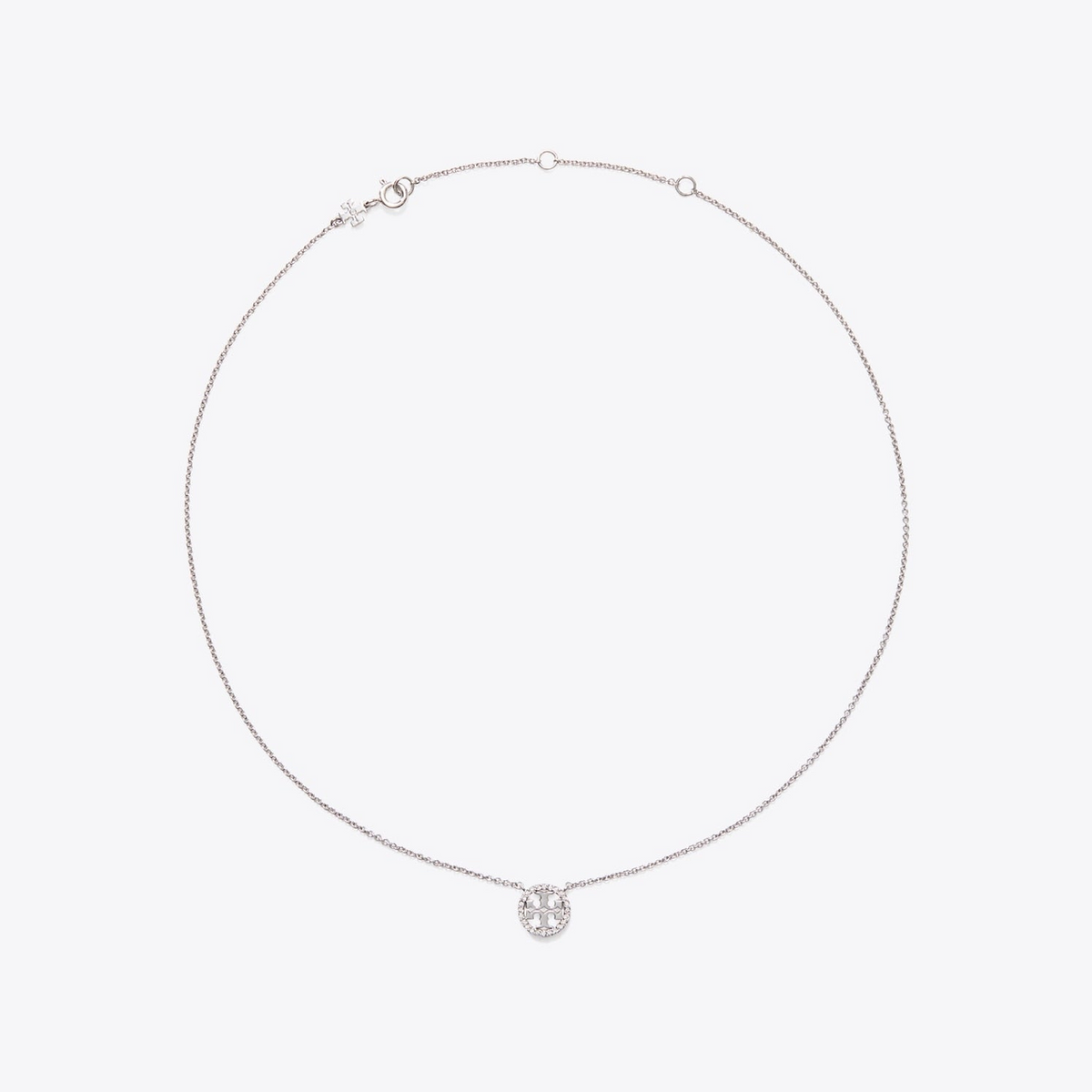 Icon Pavé Pendant Necklace