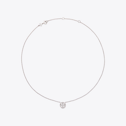 Icon Pavé Pendant Necklace