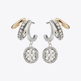 Icon Pavé Triple Hoop Earrings