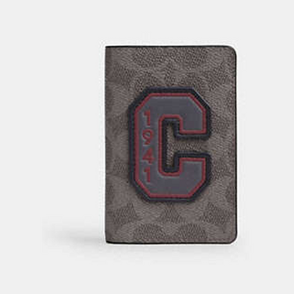 ID Card Wallet In Signature Canvas With Patches