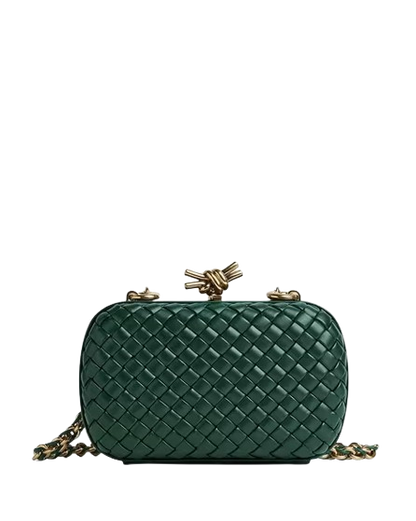 Knot Minaudiere with Chain Strap