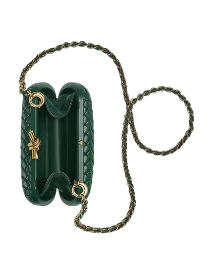 Knot Minaudiere with Chain Strap