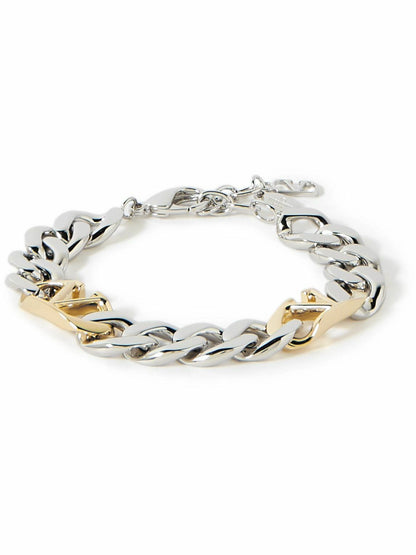 VLOGO Silver- and Gold-Tone Bracelet