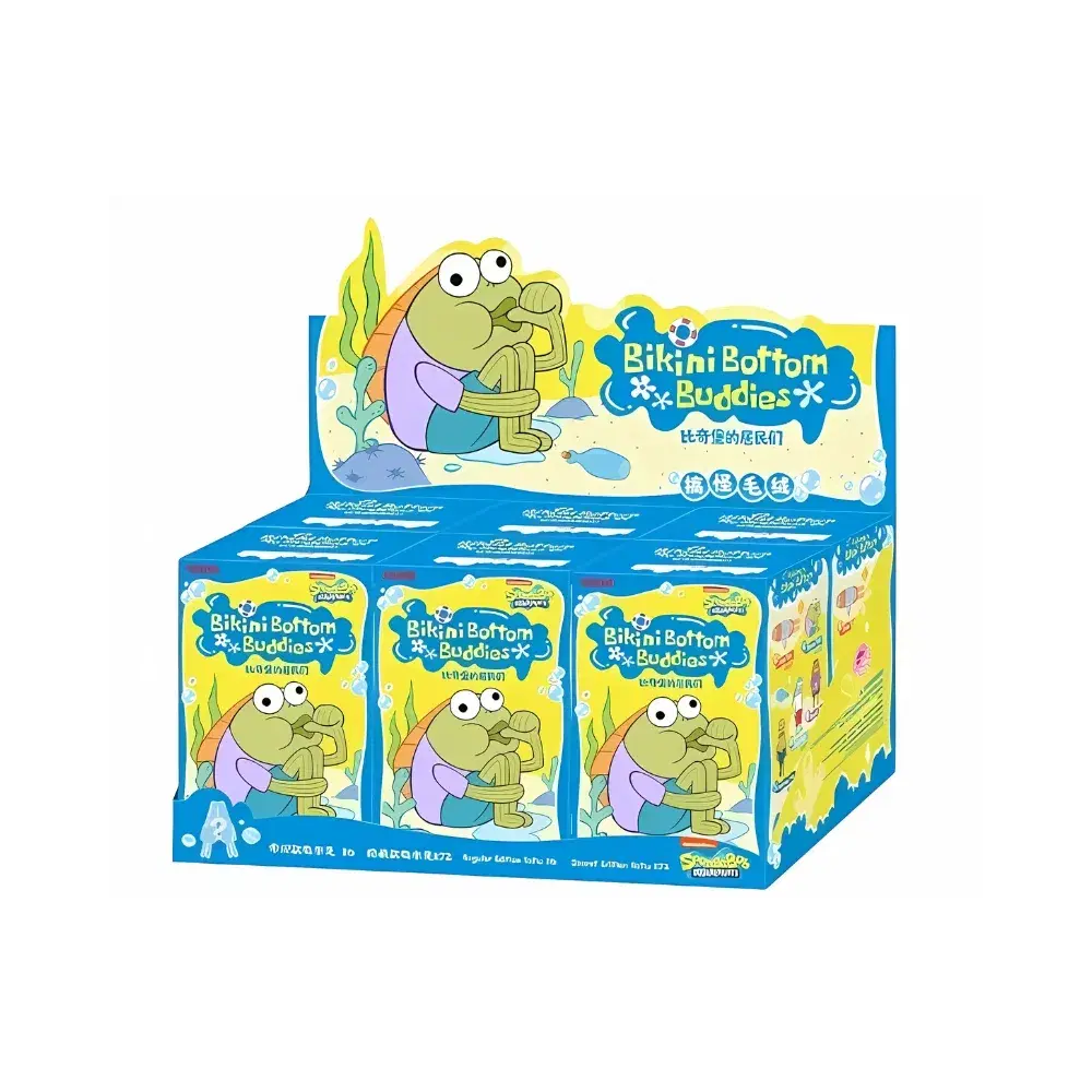 Pop Mart x Bikini Bottom Buddies Plush Sealed Case (6 Blind Box)