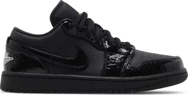 Nike Air Jordan 1 Low SE 'Black Croc' - Size: UK 4 Sneakers | Shop From The Mirage