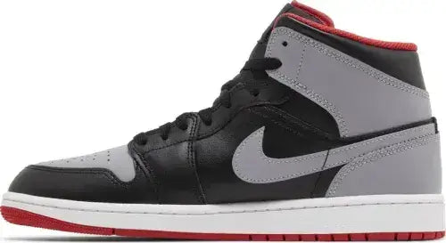 Nike Air Jordan 1 Mid 'Bred Shadow /Grey Fire Red' - Size: UK 7 Sneakers | Shop From The Mirage
