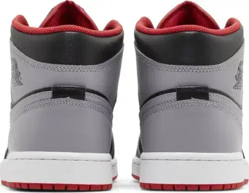Nike Air Jordan 1 Mid 'Bred Shadow /Grey Fire Red' - Size: UK 7 Sneakers | Shop From The Mirage