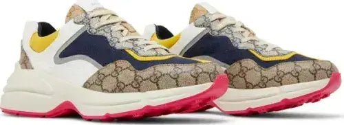 Gucci Gucci GG Rhyton 'Beige White Yellow' - Size: UK 7 Sneakers | Shop From The Mirage
