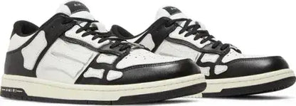 Amiri Amiri Skel Top Low 'Black White' - Size: UK 6 Sneakers | Shop From The Mirage