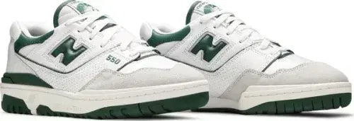 Nike New Balance 550 'White Green / Pine Green' - Size: UK 4 Sneakers | Shop From The Mirage