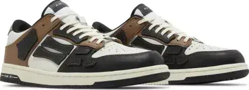 Amiri Amiri Skel Top Low 'Black Brown' - Size: UK 6 Sneakers | Shop From The Mirage