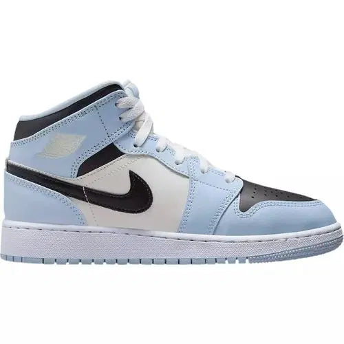 Nike Air Jordan 1 Mid GS 'Ice Blue - Size: UK 4 Sneakers | Shop From The Mirage