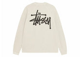 Stussy Raglan Thermal LS Crew Bone