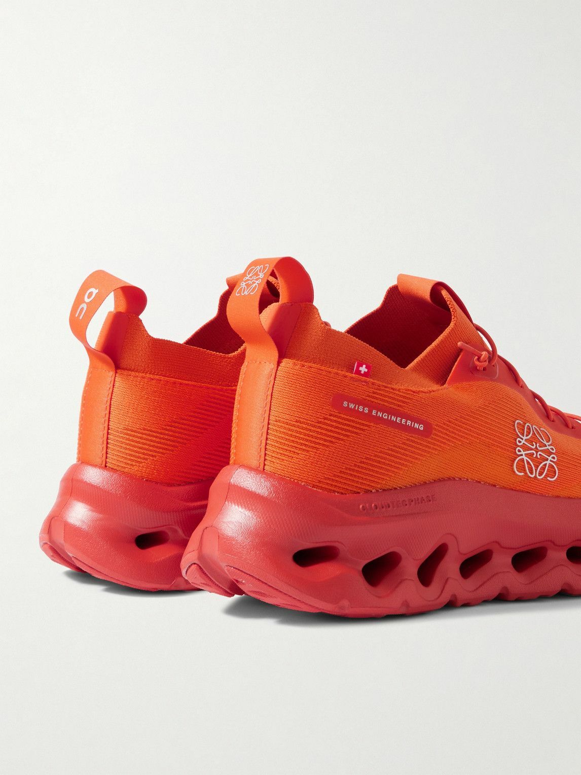 LOEWE - ON Cloudtilt 2.0 Stretch-Knit Sneakers - Orange