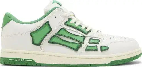 Amiri Amiri Skel Top Low 'White Green' - Size: UK 6 Sneakers | Shop From The Mirage