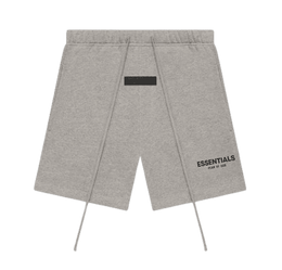 Essentials Shorts SS22 Flocked Dark Oatmeal