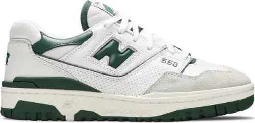 Nike New Balance 550 'White Green / Pine Green' - Size: UK 4 Sneakers | Shop From The Mirage