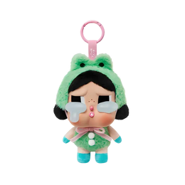 Pop Mart CryBaby Crying Again Series What A Frog Vinyl Face Plush