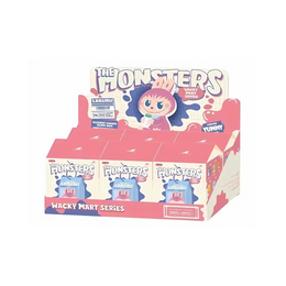 Pop Mart Labubu The Monsters Wacky Mart Series Squishy Charm Sealed Case (6 Blind Box)