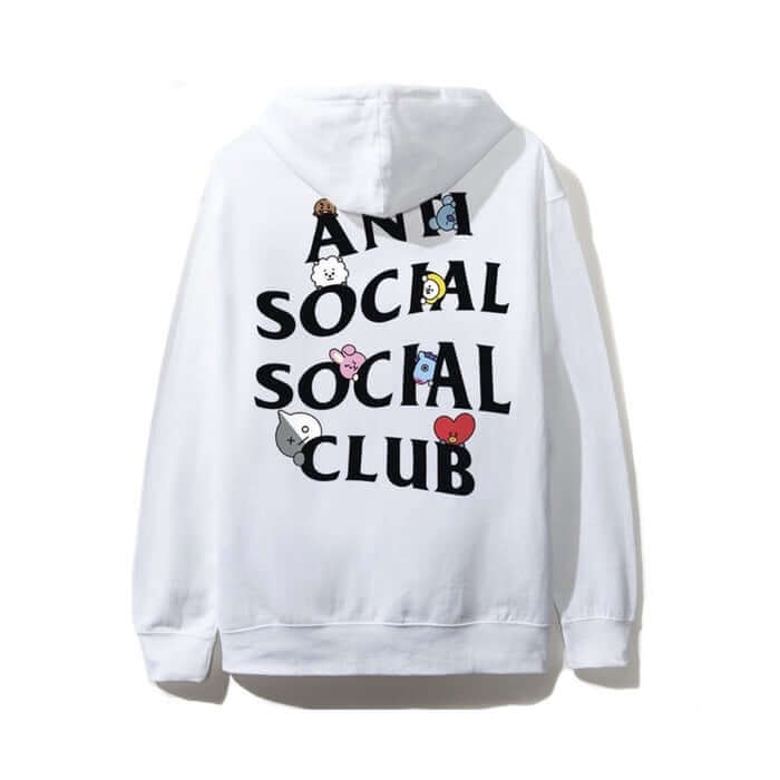 ASSC ASSC Hoodie - BT21 White - Size: S Hoodies | Shop From The Mirage