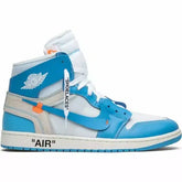 Nike Off-White x Air Jordan 1 Retro High OG 'UNC / University Blue - Size: UK 7 Sneakers | Shop From The Mirage