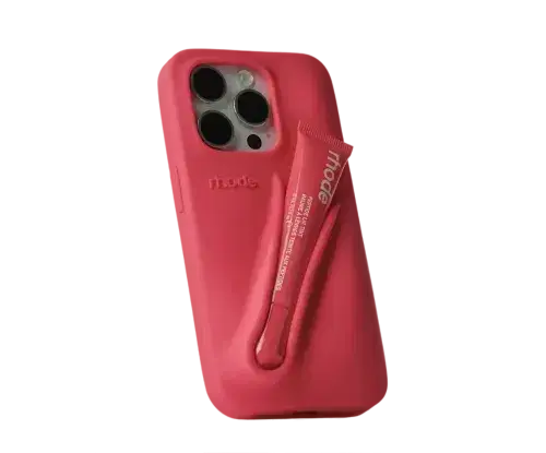 Rhode Rhode Lip Case 'Guava Spritz' and Tint (14 Pro, 14 Pro Max) - Size: Lip Tint Toast(Rose Taupe) Iphone Case | Shop From The Mirage