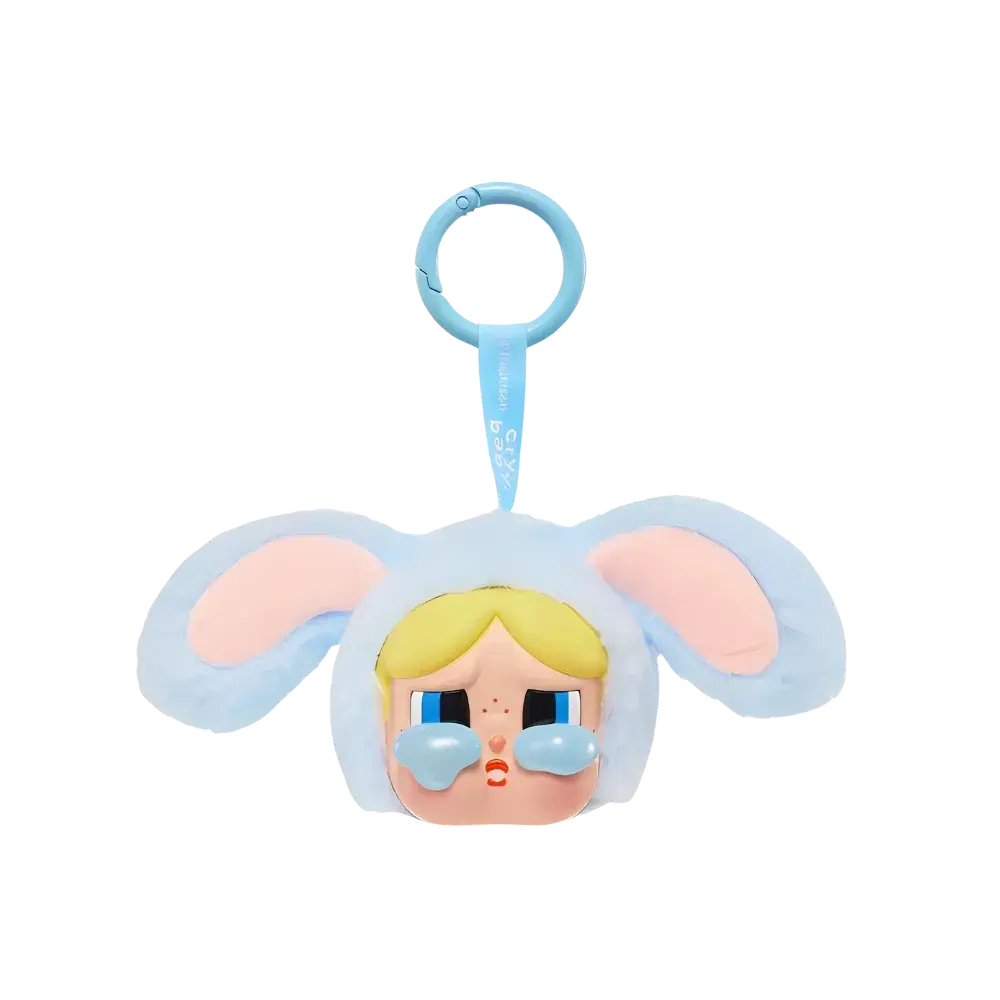 Pop Mart CRYBABY x Powerpuff Girls Series Bunny Bubbles Vinyl Face Plush
