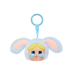 Pop Mart CRYBABY x Powerpuff Girls Series Bunny Bubbles Vinyl Face Plush