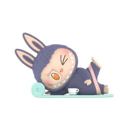 Pop Mart THE MONSTERS Labubu Lazy Yoga Series Americano Figure