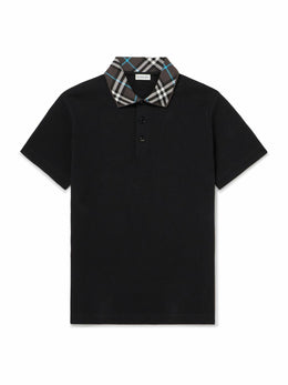 Burberry - Slim-Fit Cotton-Piqué Polo Shirt - Black