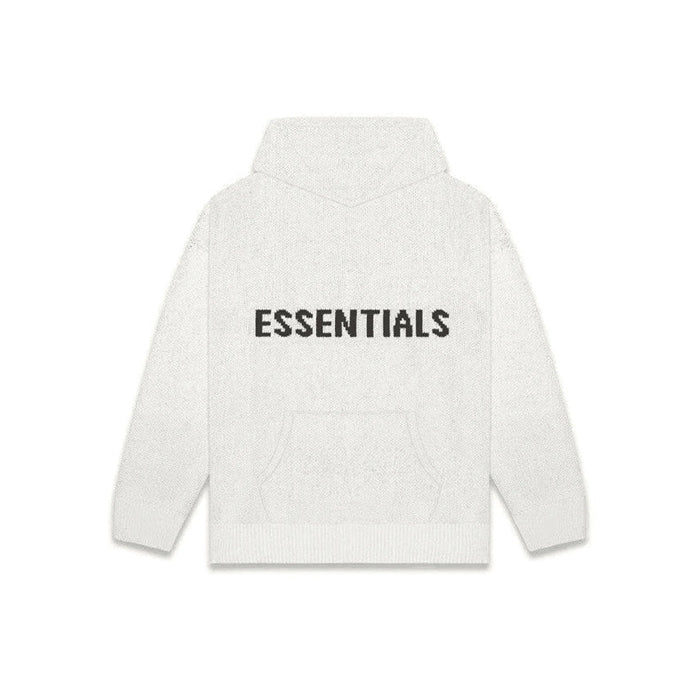 Essentials Knit Hoodie Oatmeal