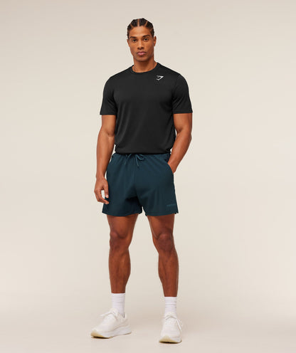 Gymshark Active Rest 6" Shorts - Deep Petrol Blue