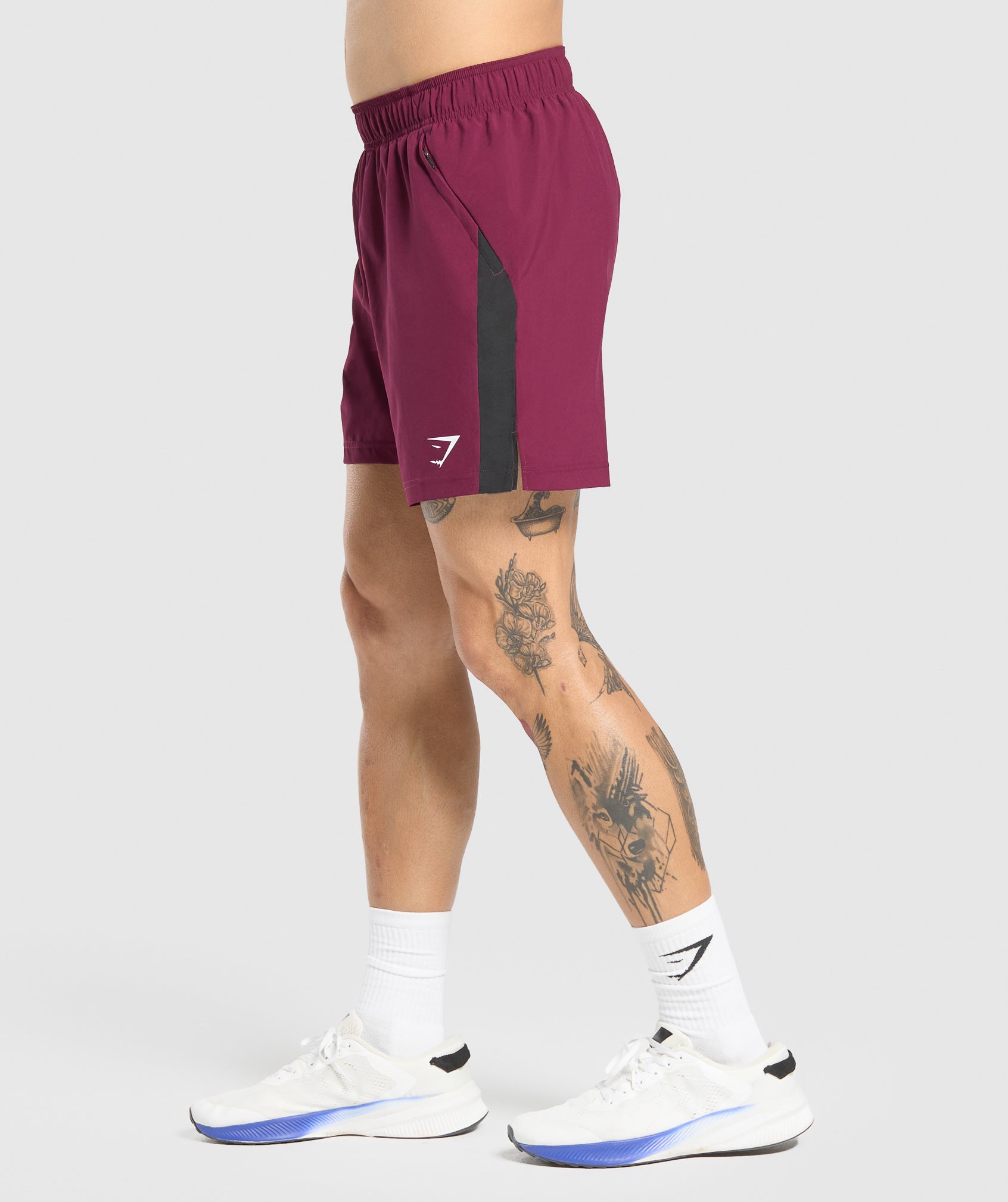 Gymshark Sport  7" Shorts - Strong Pink/Black