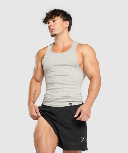 Gymshark Campus Mesh Shorts - Black/White Logo